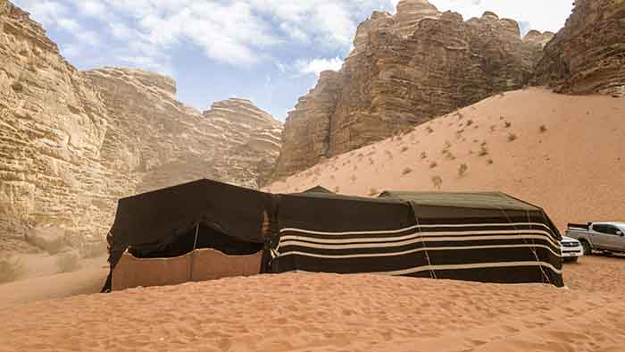 127 - Jordania - desierto de Wadi Rum - jaima